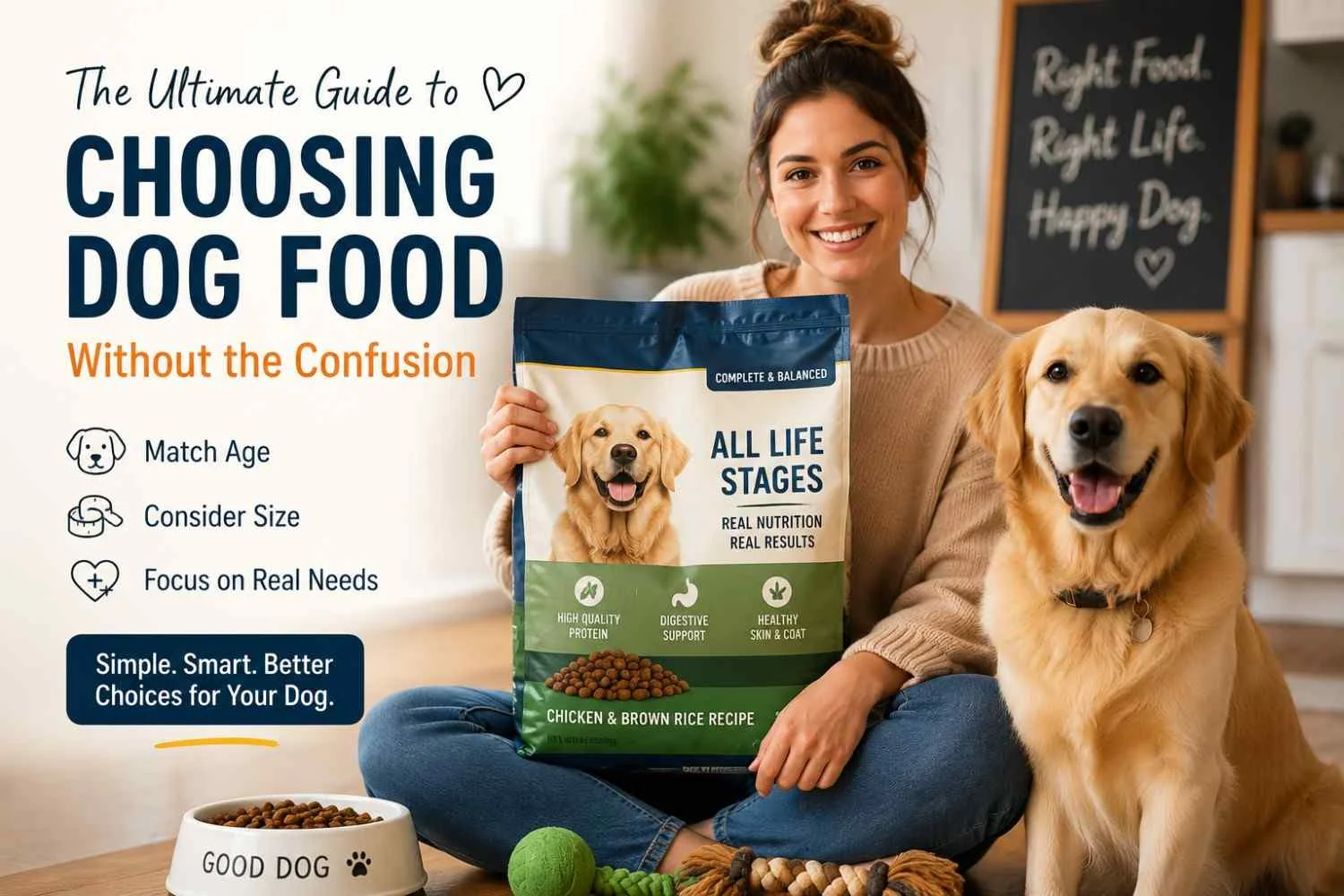 How to Choose the Right Dog Food byAge and Breed (Without Guessing)